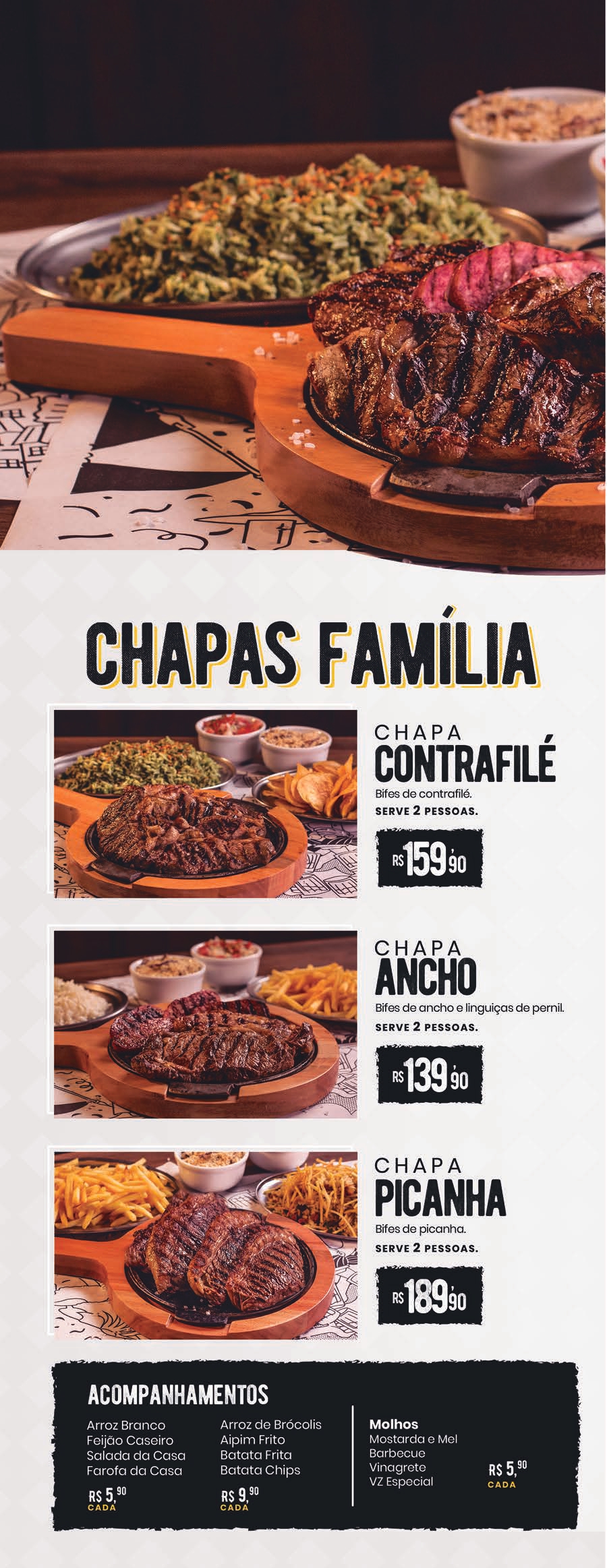 Cardápio Vizinhando Entradas