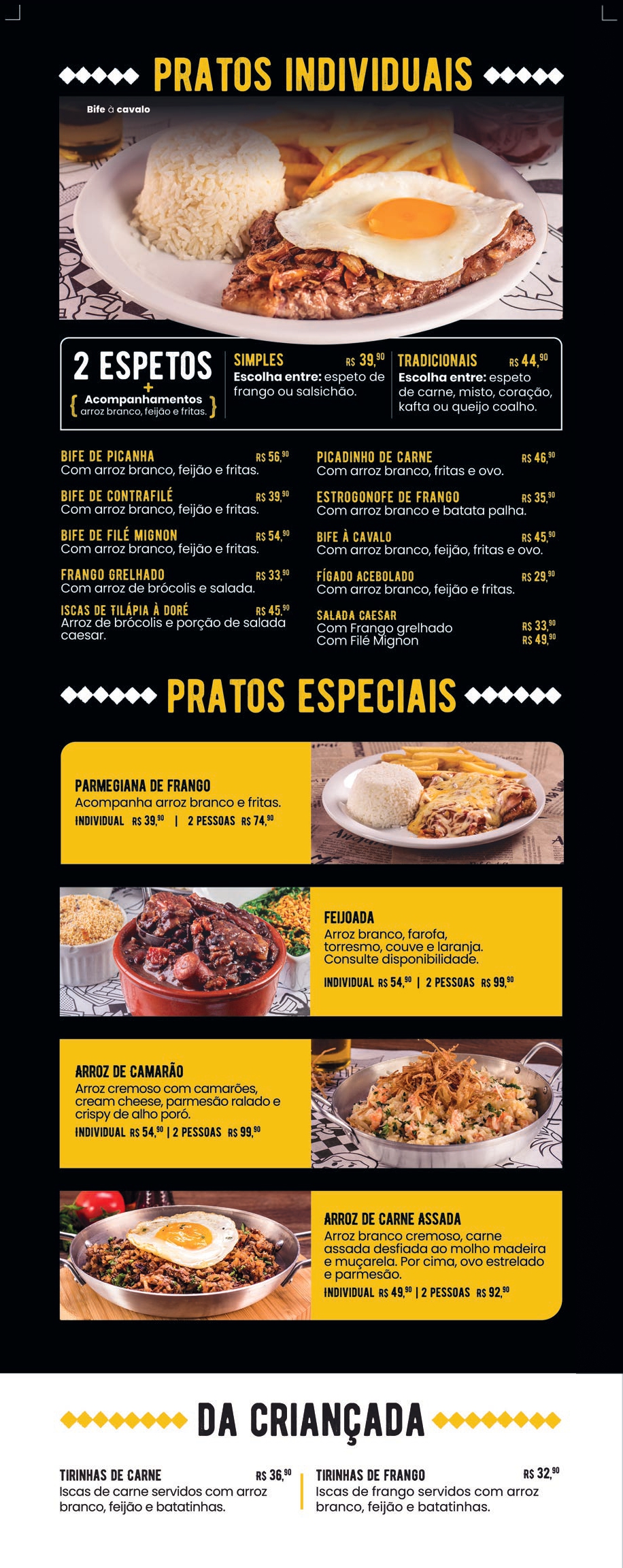 Cardápio Vizinhando Entradas
