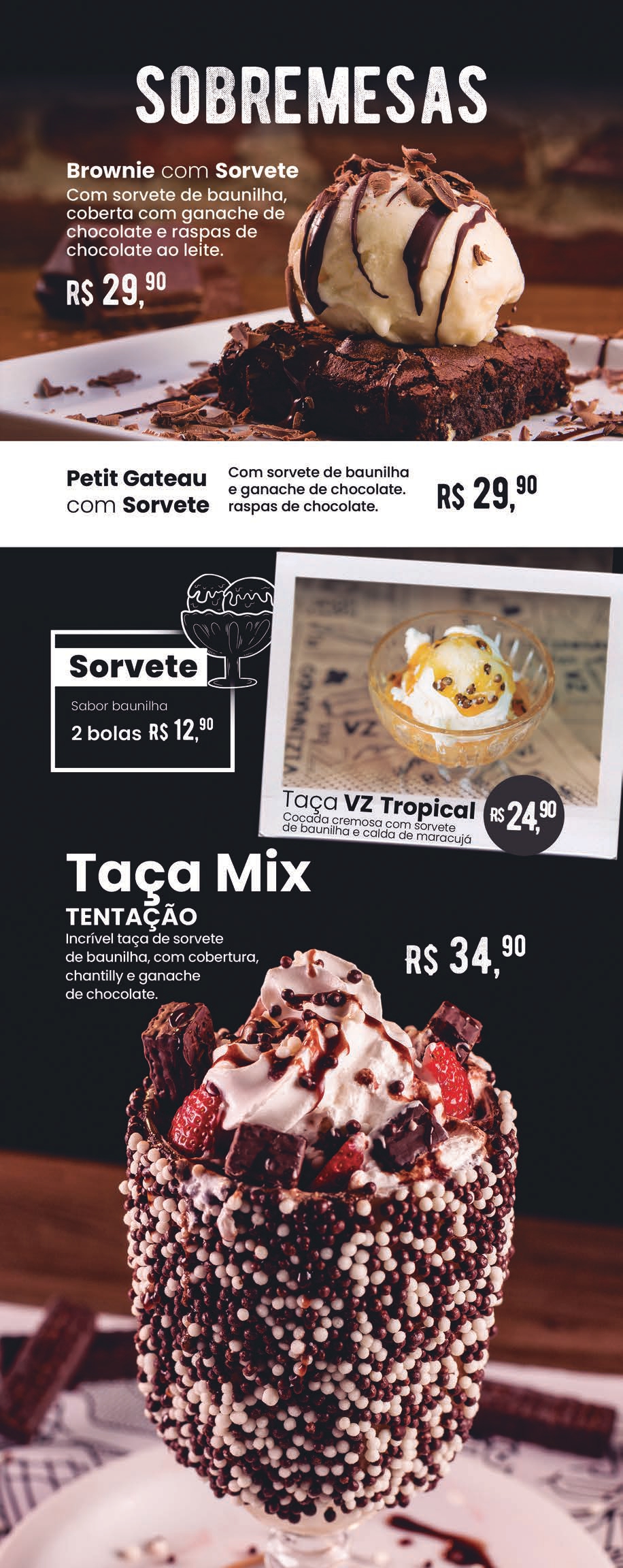 Cardápio Vizinhando Entradas