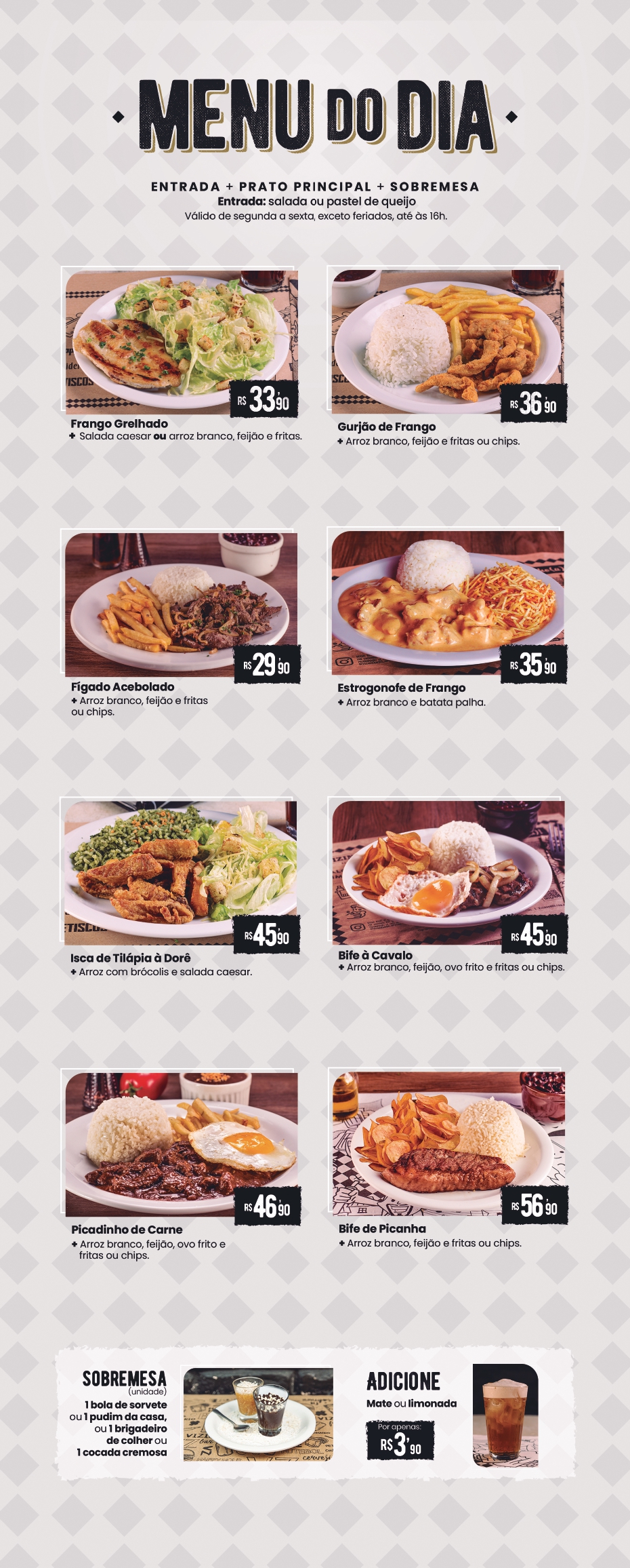 Cardápio Vizinhando Entradas