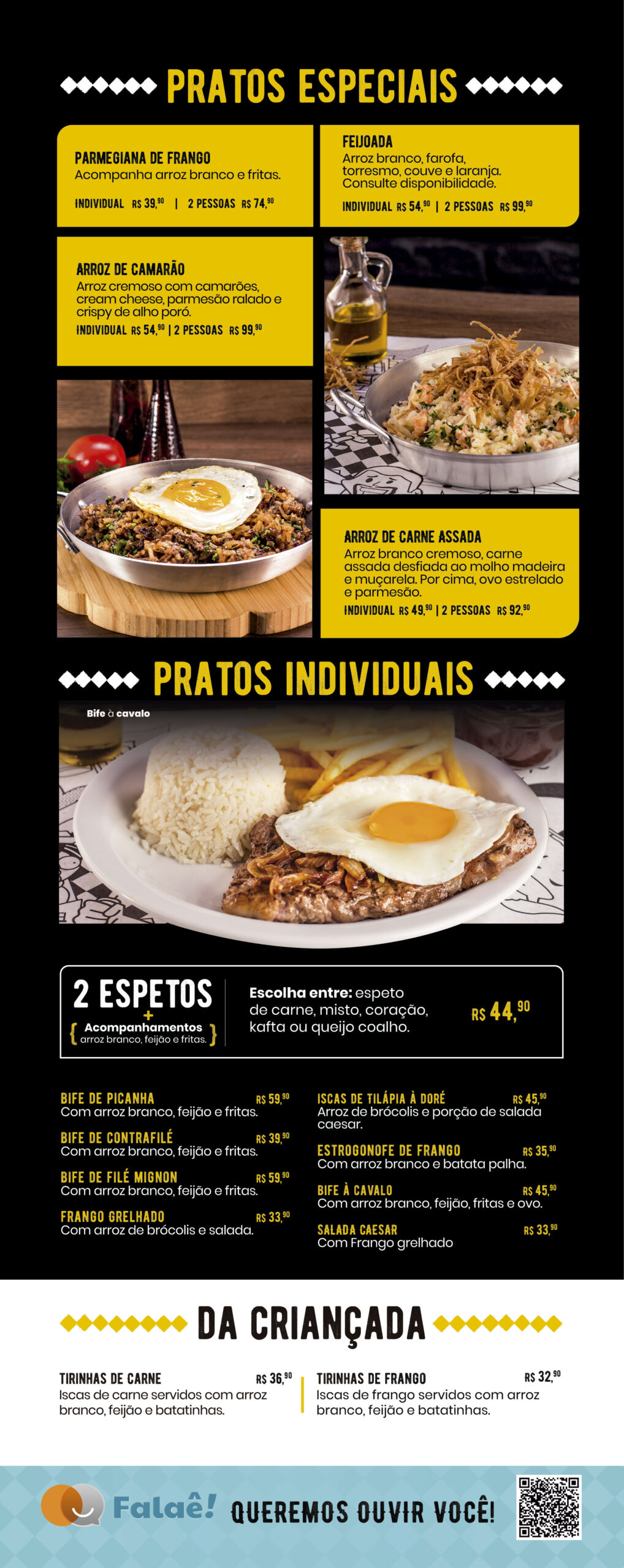 Cardápio Vizinhando Entradas