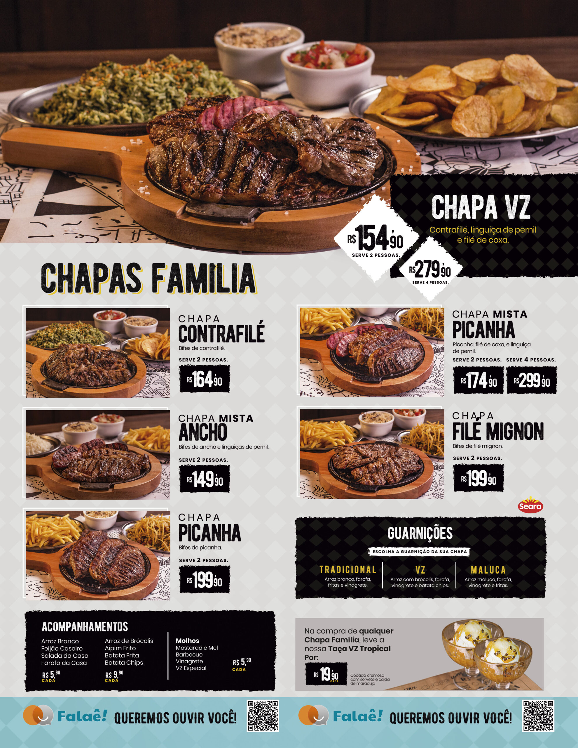 Cardápio Vizinhando Entradas