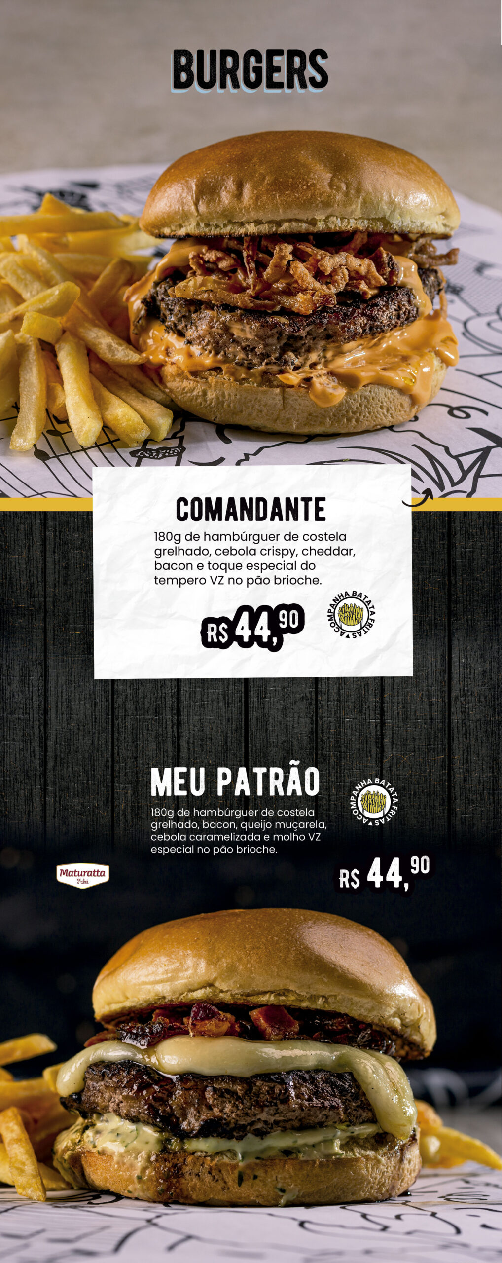 Cardápio Vizinhando Entradas