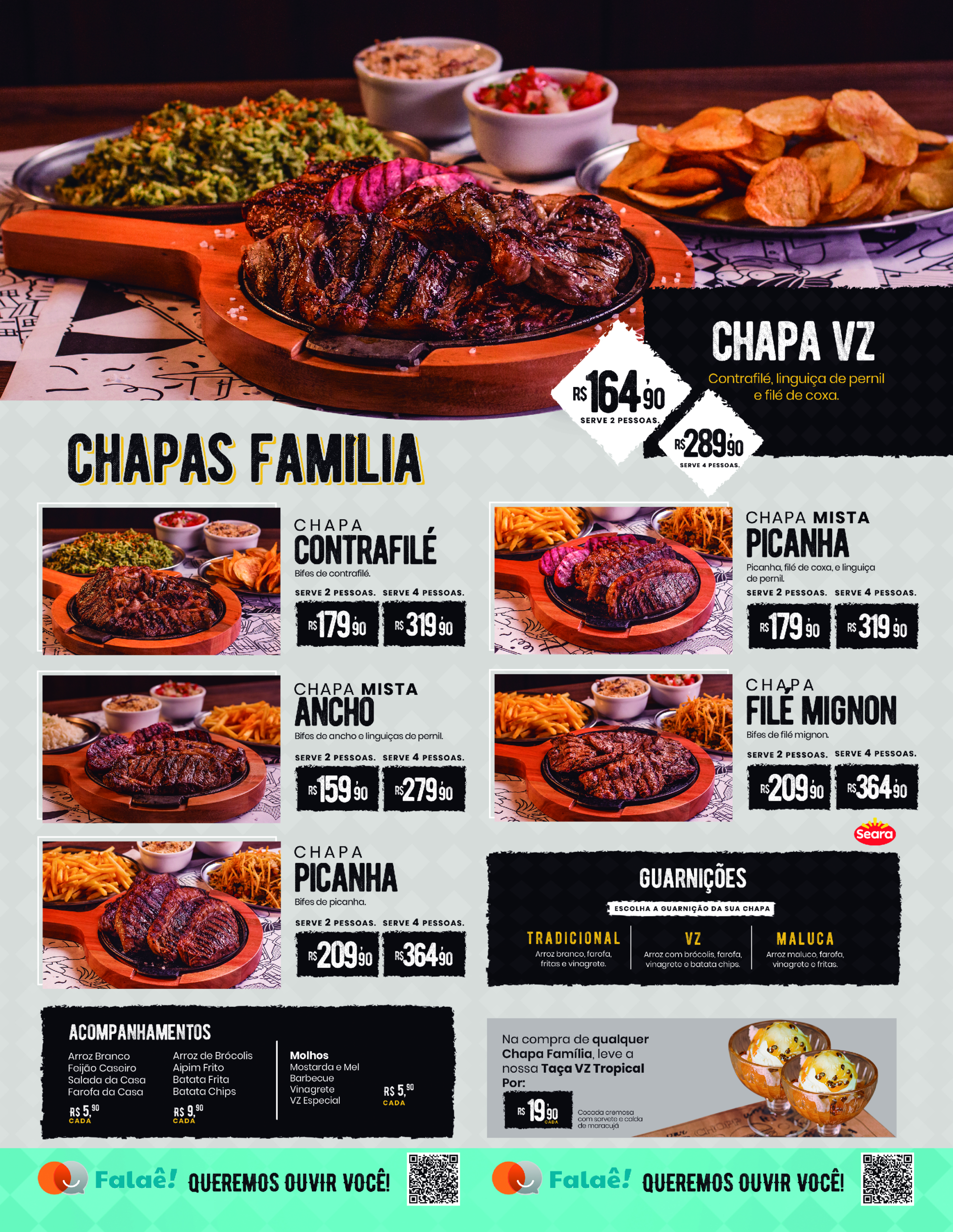 Cardápio Vizinhando Entradas