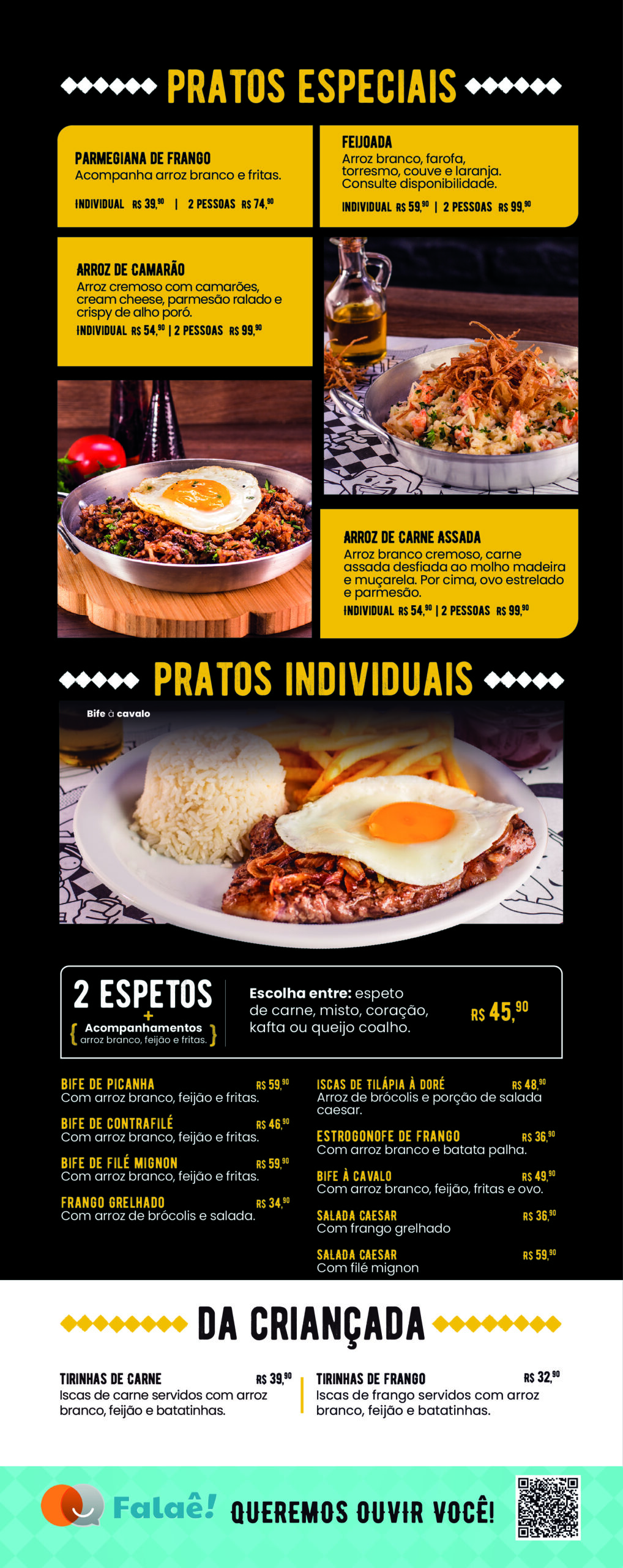 Cardápio Vizinhando Entradas