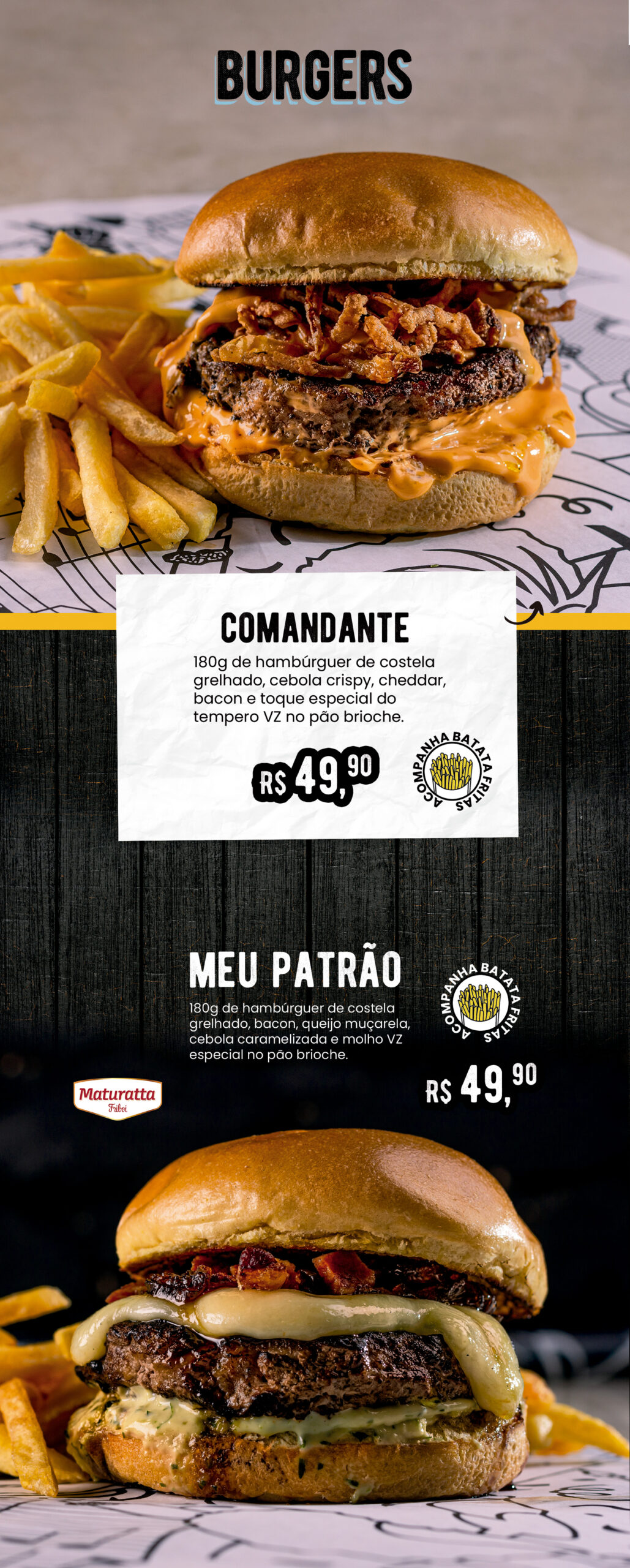 Cardápio Vizinhando Entradas